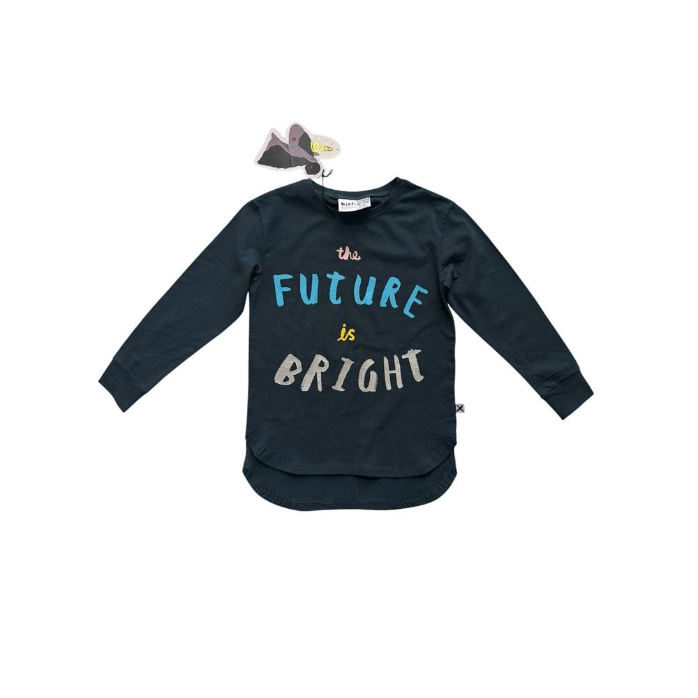 NWT Minti The Future Is Bright Long Sleeve Tee Size 5